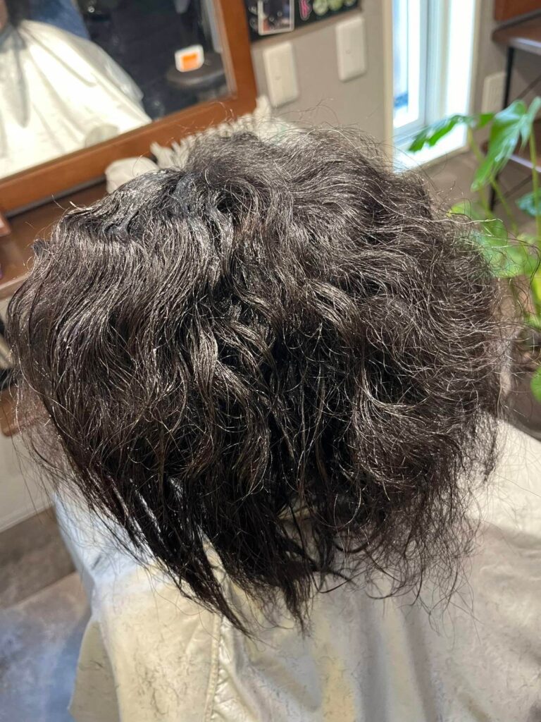 縮毛矯正をする前