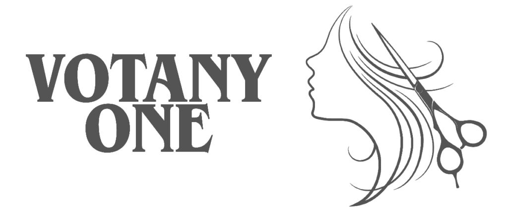 三潴郡大木町の美容室「VOTANY ONE」ロゴとイラスト